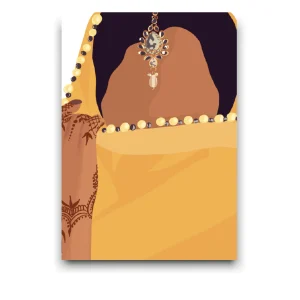 poster femme désert